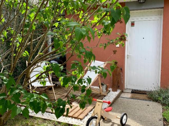 Terrasse extérieure d'une maison